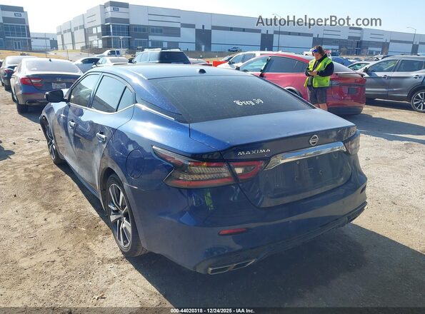 1N4AA6CV6LC362919 2020 NISSAN MAXIMA Blue Задня ліва чверть