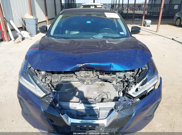 1N4AA6CV6LC362919 2020 NISSAN MAXIMA Blue Вид спереду
