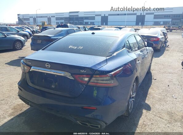 1N4AA6CV6LC362919 2020 NISSAN MAXIMA Blue Задня права чверть