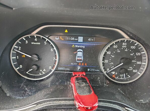 1N4AA6EV0PC506502 2023 NISSAN MAXIMA SR Черный Вид щитка приборов