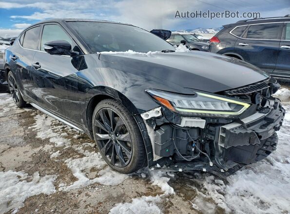 1N4AA6EV0PC506502 2023 NISSAN MAXIMA SR Черный Передняя правая четверть