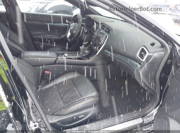 1N4AA6EV2LC374322 2020 NISSAN MAXIMA SR Black წინა სალონის ხედი