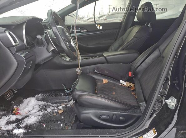 1N4AA6EV4MC504005 2021 NISSAN MAXIMA SR Черный Вид салона спереди