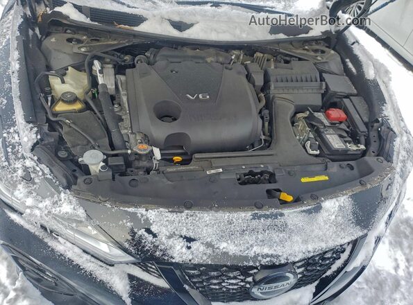 1N4AA6EV4MC504005 2021 NISSAN MAXIMA SR Черный Вид задней части салона