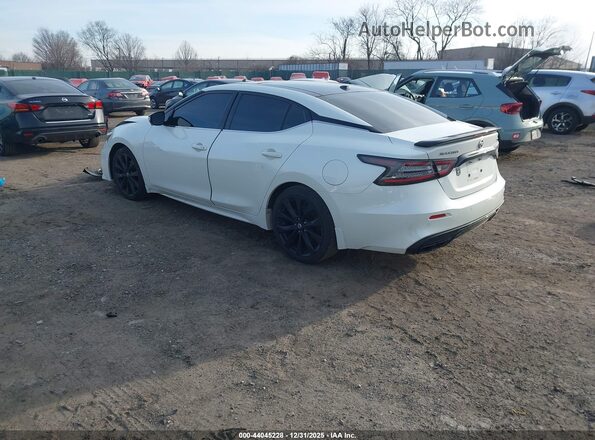1N4AA6EV4MC504280 2021 NISSAN MAXIMA SR Белый Задняя левая четверть