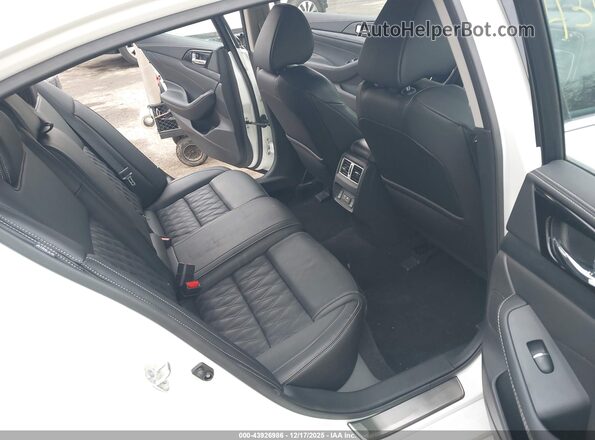 1N4AA6FV2PC502563 2023 NISSAN MAXIMA PLATINUM White VIN კოდის სტიკერის ხედი