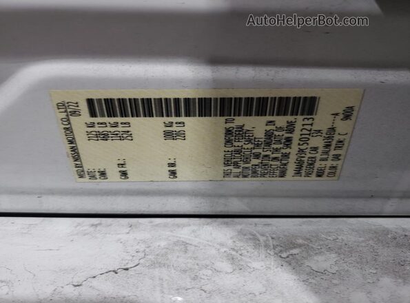 1N4AA6FV3PC501213 2023 NISSAN MAXIMA PLATINUM Pink Widok komory silnika