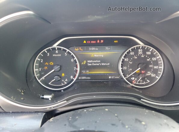 1N4AA6FV4PC503567 2023 NISSAN MAXIMA PLATINUM Black Вид щитка приладів
