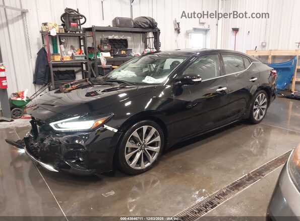 1N4AA6FV6PC502498 2023 NISSAN MAXIMA PLATINUM Черный Передняя левая четверть