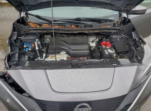 1N4AZ1BV1PC551481 2023 NISSAN LEAF Gray Engine compartment view