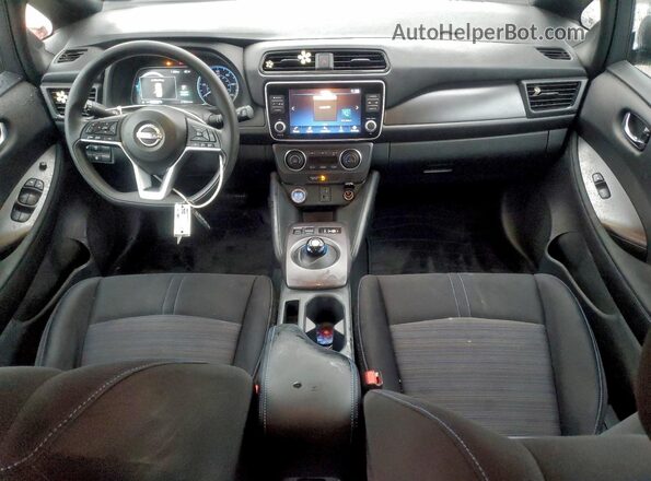 1N4AZ1BV1PC551481 2023 NISSAN LEAF Gray Dashboard view