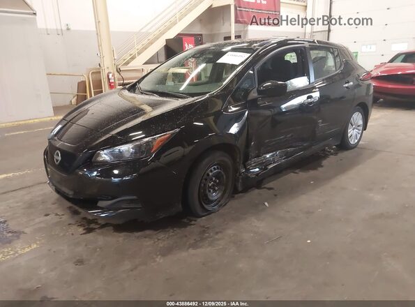 1N4AZ1BV7PC559973 2023 NISSAN LEAF Black Vista tres cuartos delantera izquierda