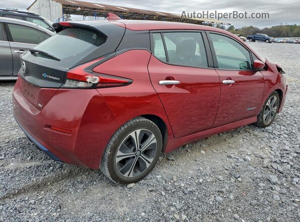 1N4AZ1CP3JC300081 2018 NISSAN LEAF Red 