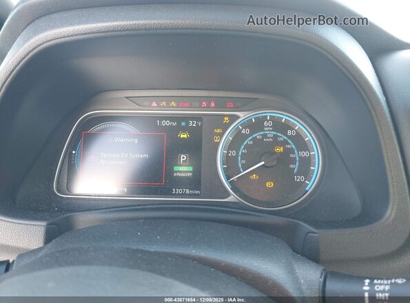1N4AZ1CPXLC300758 2020 NISSAN LEAF Gray 