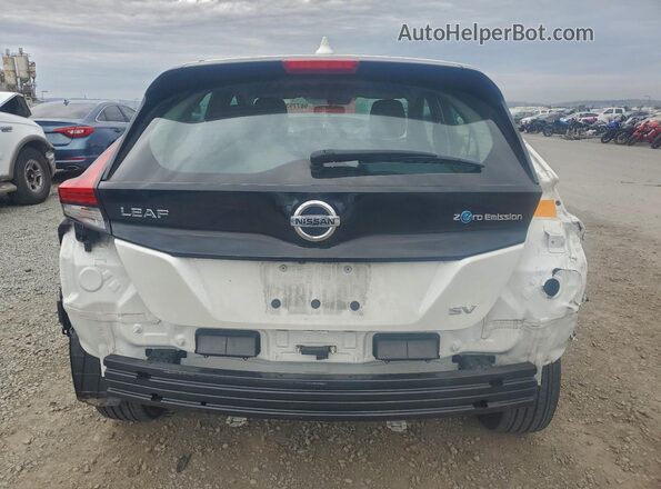 1N4AZ1CV2MC551967 2021 NISSAN LEAF White Rear view