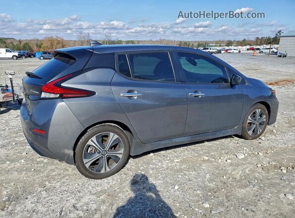 1N4AZ1CV9MC553585 2021 NISSAN LEAF Серый Задняя правая четверть