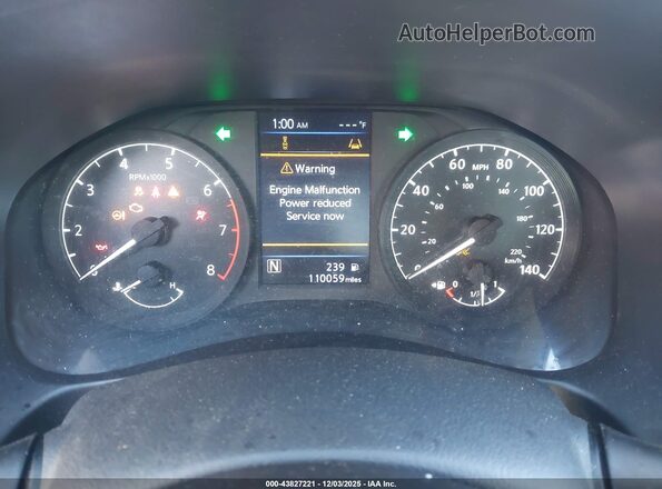 1N4BL4BV0NN333248 2022 NISSAN ALTIMA Gray Widok tylnych siedzeń