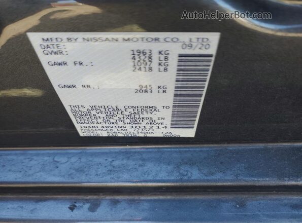 1N4BL4BV1MN301214 2021 NISSAN ALTIMA Gray 