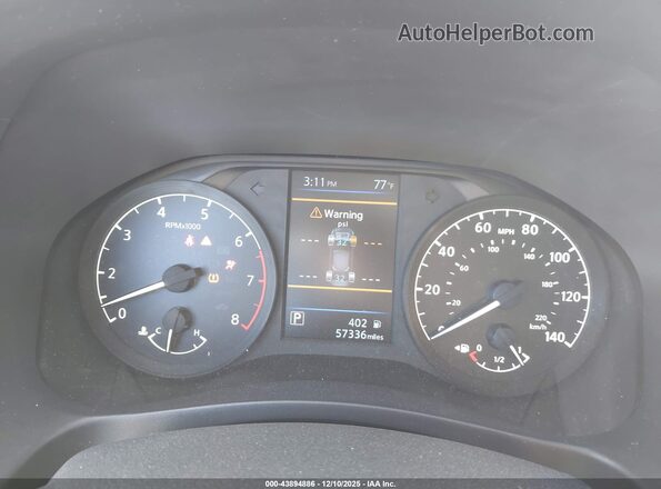 1N4BL4BV4NN413118 2022 NISSAN ALTIMA White უკანა სავარძლების ხედი