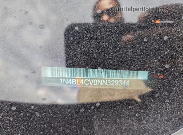 1N4BL4CV0NN329344 2022 NISSAN ALTIMA Black Вид підкапотного простору