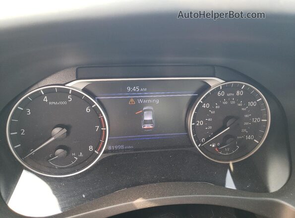 1N4BL4CWXLC263550 2020 NISSAN ALTIMA Silver Widok zestawu wskaźników
