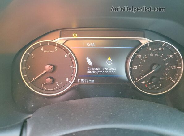 1N4BL4EV2KC245577 2019 NISSAN ALTIMA Gray Instrument cluster view