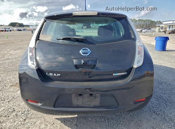 1N4BZ0CP5GC314104 2016 NISSAN LEAF Black Вид ззаду