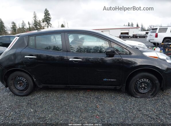 1N4BZ0CP5HC308160 2017 NISSAN LEAF Black 360 interior view