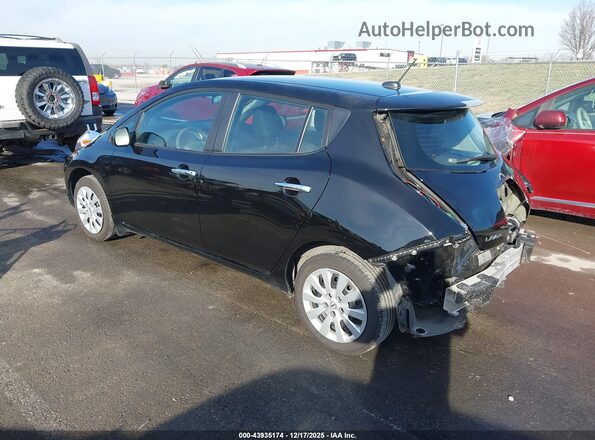 1N4BZ0CP5HC308918 2017 NISSAN LEAF Black უკანა მარცხენა