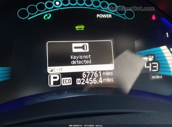 1N4BZ0CP5HC308918 2017 NISSAN LEAF Black 