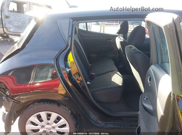 1N4BZ0CP5HC308918 2017 NISSAN LEAF Black VIN კოდის სტიკერის ხედი