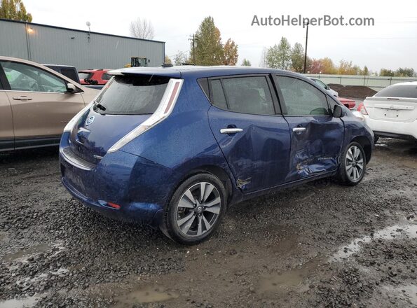 1N4BZ0CP6GC304830 2016 NISSAN LEAF Blue Tył prawy