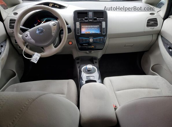 1N4BZ0CP6GC304830 2016 NISSAN LEAF Blue Widok deski rozdzielczej