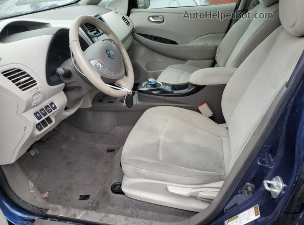 1N4BZ0CP6GC304830 2016 NISSAN LEAF Blue Widok wnętrza z przodu