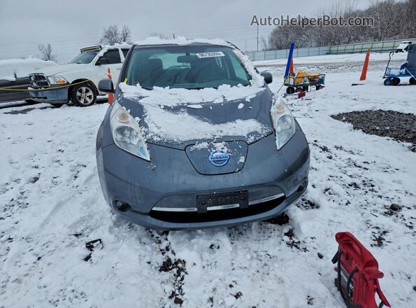 1N4BZ0CP6GC307744 2016 NISSAN LEAF Gray Widok z przodu