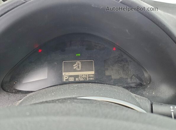 1N4BZ0CP6GC307744 2016 NISSAN LEAF Gray Widok zestawu wskaźników