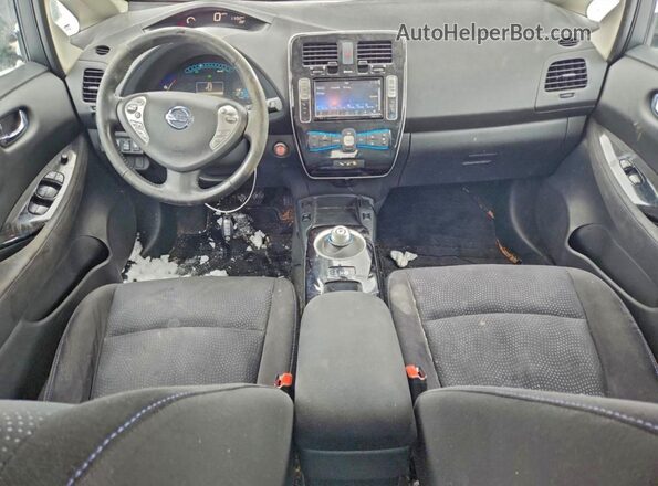 1N4BZ0CP6GC307744 2016 NISSAN LEAF Gray Widok deski rozdzielczej