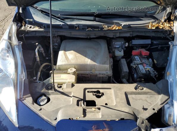 1N4BZ0CP7GC314380 2016 NISSAN LEAF Blue Vista interior trasera