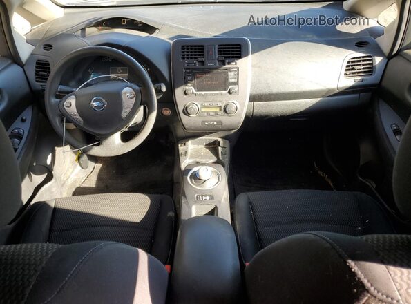 1N4BZ0CP7GC314380 2016 NISSAN LEAF Blue Vista del salpicadero