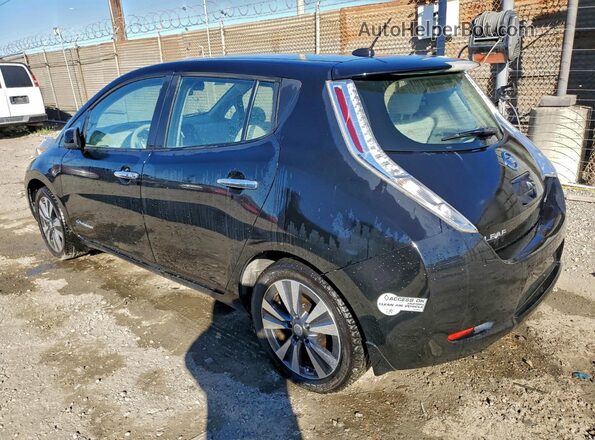 1N4BZ0CP8GC300925 2016 NISSAN LEAF Black Trasero izquierdo
