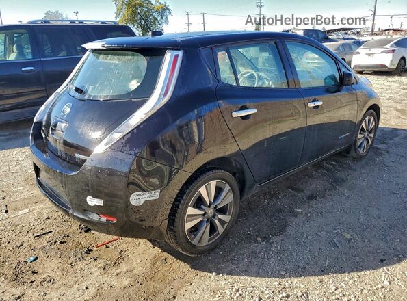 1N4BZ0CP8GC300925 2016 NISSAN LEAF Black Trasero derecho