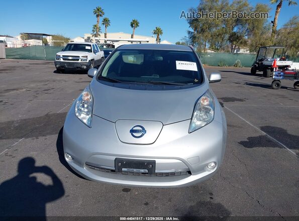 1N4BZ0CP8GC308555 2016 NISSAN LEAF Silver Vista frontal