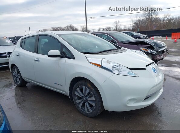 1N4BZ0CP8GC314453 2016 NISSAN LEAF White Вид задньої частини салону