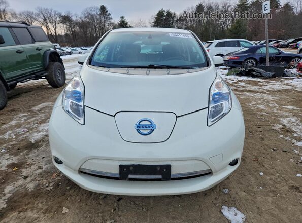 1N4BZ0CPXGC303941 2016 NISSAN LEAF White Vista frontal