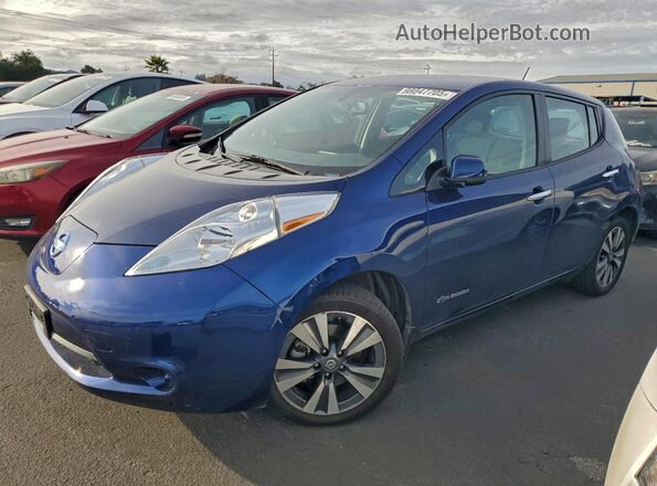 1N4BZ0CPXGC314275 2016 NISSAN LEAF Blue Przód prawy