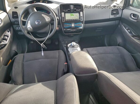 1N4BZ0CPXGC314275 2016 NISSAN LEAF Blue Widok deski rozdzielczej