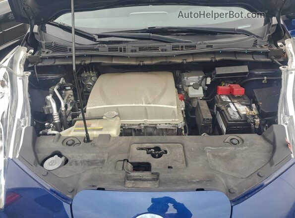 1N4BZ0CPXGC314275 2016 NISSAN LEAF Blue Widok wnętrza z tyłu