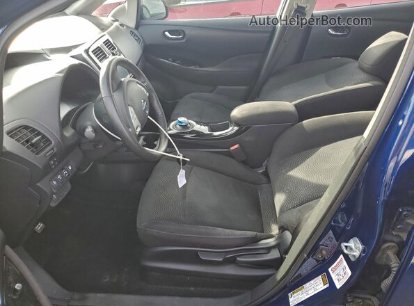 1N4BZ0CPXGC314275 2016 NISSAN LEAF Blue Widok wnętrza z przodu