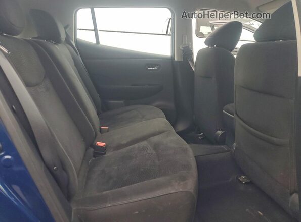 1N4BZ0CPXGC314275 2016 NISSAN LEAF Blue Widok tylnych siedzeń