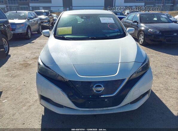 1N4BZ1BP3LC308514 2020 NISSAN LEAF White Widok zestawu wskaźników